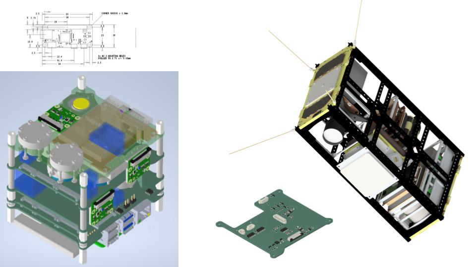 Mechanical parts and PCB design